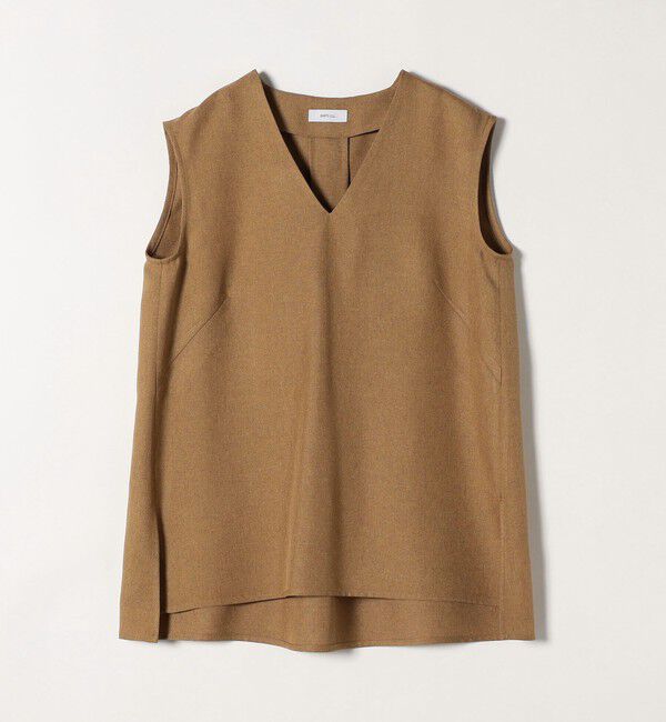 SHIPS any「SHIPS any:〈洗濯機可能〉リネンライク ブラウス &times; キュロットパンツ セットアップ」|キュロット|