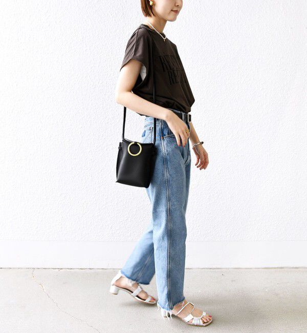 SHIPS for women「ローズペトール 半袖 プリント TEE」|Tシャツ・カットソー|