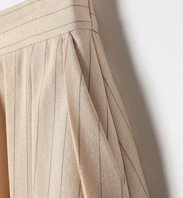 SHIPS any「SHIPS any:〈洗濯機可能〉リネン ミックス ギャザー ロング スカート」|スカート|