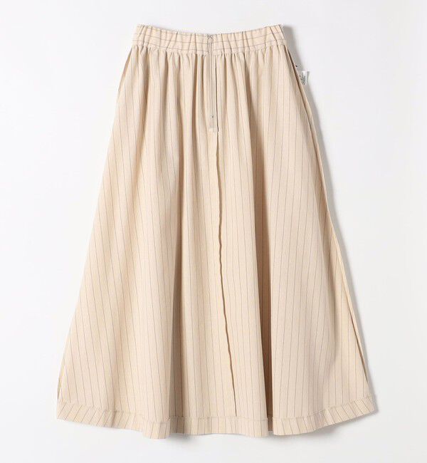 SHIPS any「SHIPS any:〈洗濯機可能〉リネン ミックス ギャザー ロング スカート」|スカート|