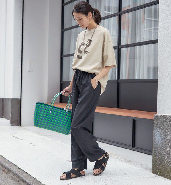 SHIPS for women「《一部追加予約》〈手洗い可能〉ツイル ドロスト パンツ」|その他|