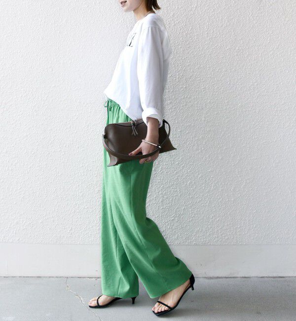 SHIPS for women「《一部追加予約》〈手洗い可能〉ツイル ドロスト パンツ」|その他|