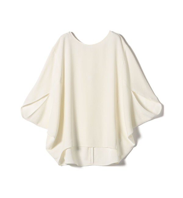 SHIPS for women「〈接触冷感 / 手洗い可能〉アセテート混 バック サテン ドルマン ブラウス」|シャツ・ブラウス|