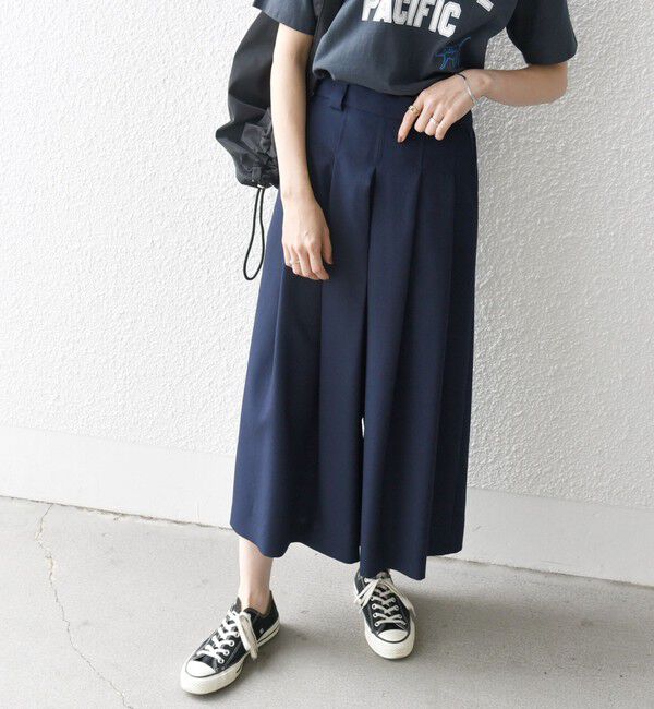 SHIPS any「SHIPS any:〈洗濯機可能〉オックス キュロット パンツ」|キュロット|