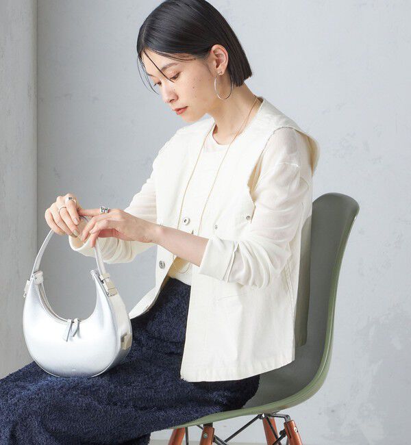 SHIPS for women「〈手洗い可能〉ミリタリー ショート ジレ」|ベスト・ジレ|