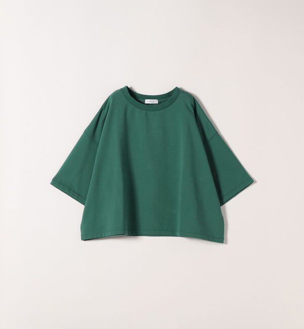 SHIPS any「《一部追加予約》【WEB限定】SHIPS any:〈洗濯機可能〉インレイ ハーフスリーブ ショートTEE」|Tシャツ・カットソー|