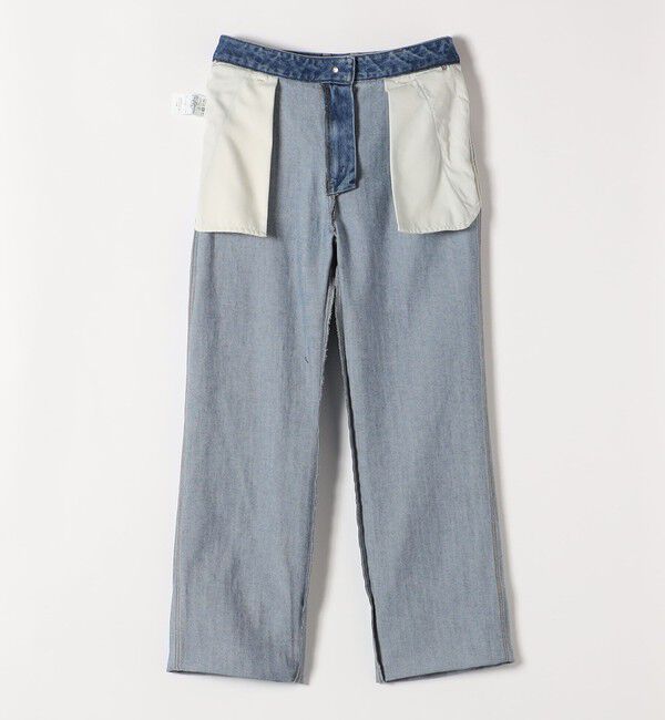 SHIPS any「SHIPS any: ワイド ロールアップ デニム パンツ［SHIPS any DENIM］」|デニム|