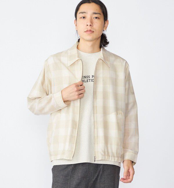 SHIPS「SHIPS:〈洗濯機可能〉ローン シャツ ジップ ブルゾン」|ブルゾン・スタジャン|