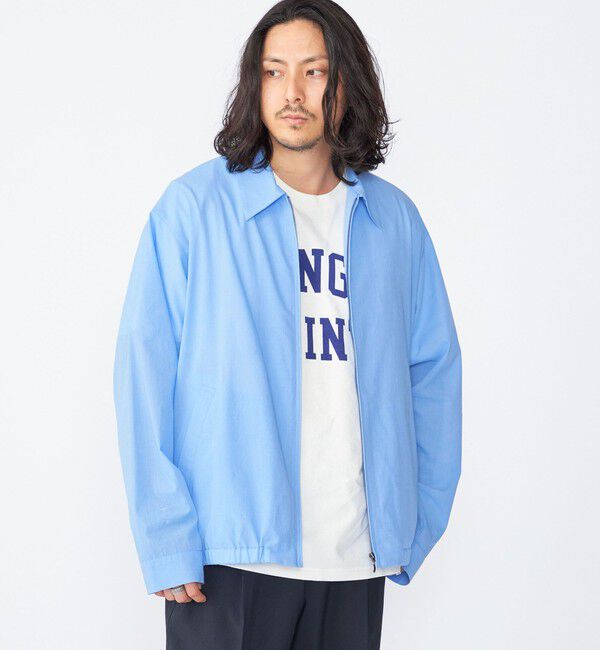 SHIPS「SHIPS:〈洗濯機可能〉ローン シャツ ジップ ブルゾン」|ブルゾン・スタジャン|