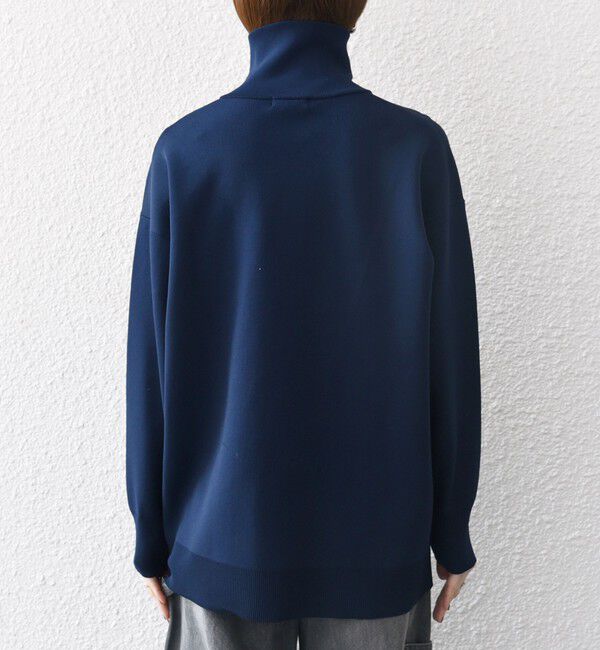 SHIPS any「SHIPS any:〈手洗い可能〉ハーフ ジップ ハイネック プルオーバー」|ニット・セーター|