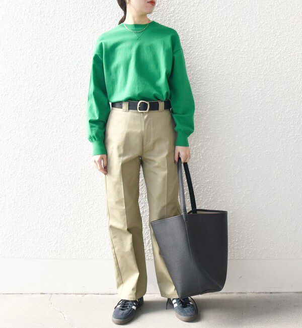 SHIPS any「SHIPS any:〈手洗い可能〉スウェットライク ニット プルオーバー」|ニット・セーター|