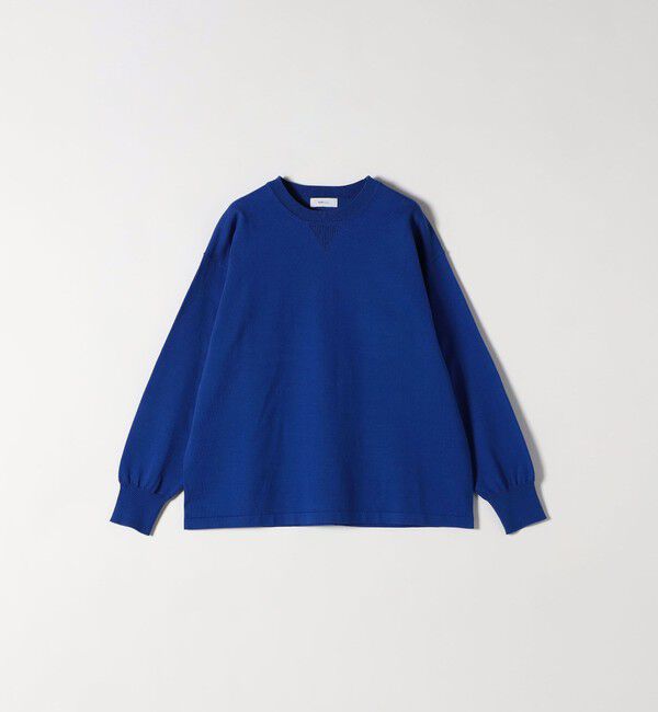 SHIPS any「SHIPS any:〈手洗い可能〉スウェットライク ニット プルオーバー」|ニット・セーター|