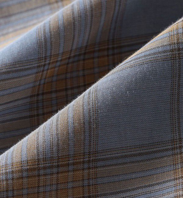 SHIPS for women「〈手洗い可能〉シアー チェック ロング スリーブ シャツ」|シャツ・ブラウス|