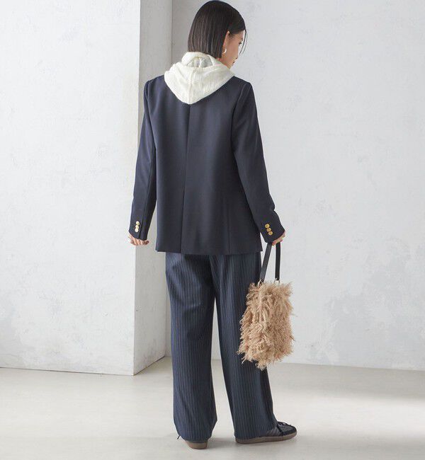 SHIPS for women「ウール ギャバ ダブル ブレザー」|テーラードジャケット|