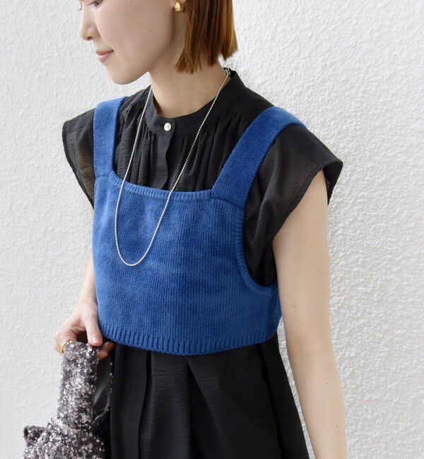 SHIPS for women「〈手洗い可能〉モールヤーン ニット ビスチェ」|ニット・セーター|