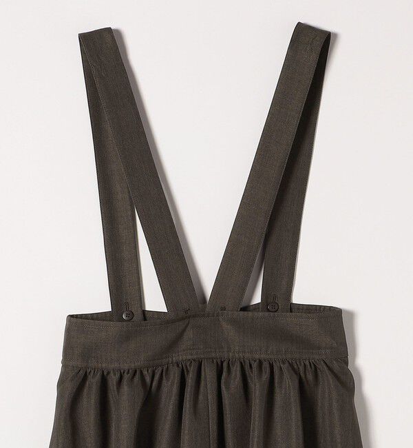 SHIPS any「SHIPS any:〈洗濯機可能〉ウーステッド ハイウエスト ジャンパースカート」|ジャンパースカート|