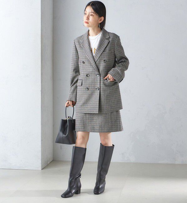 SHIPS for women「ツイード ミニ スカート」|台形|