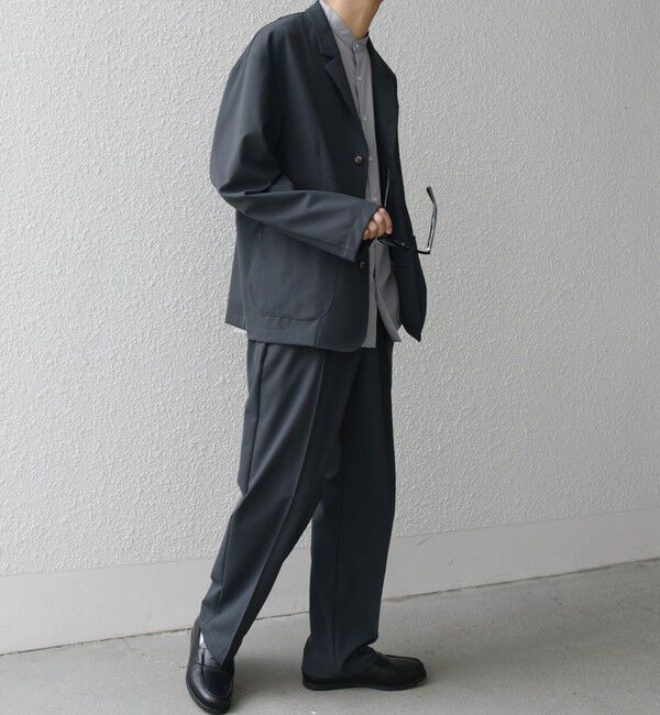 SHIPS any「SHIPS any: 〈洗濯機可能〉ストレッチ ナイロン リラックス ジャケット (セットアップ対応)◇」|テーラードジャケット|