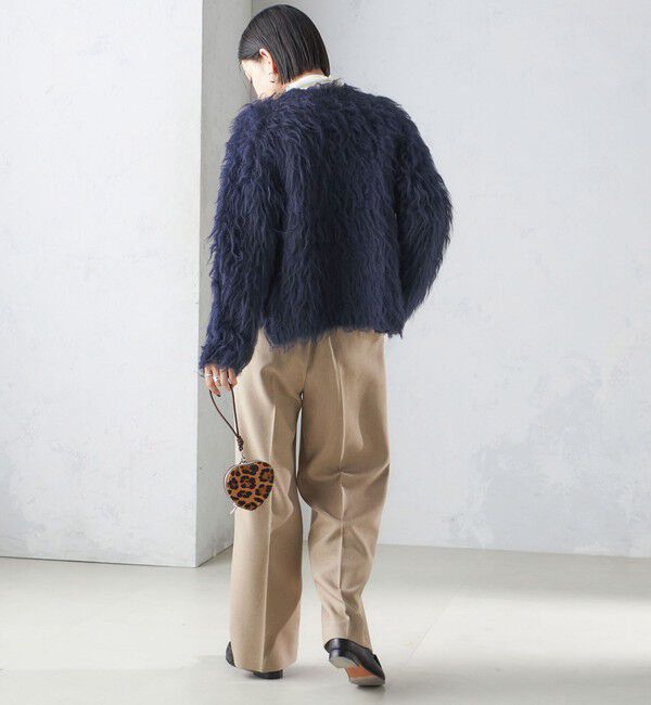 SHIPS for women「〈手洗い可能〉シャギー ファー カーディガン」|カーディガン|