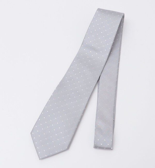 SHIPS Colors 「SHIPS Colors:シルバー ツイル ドット タイ 2◇」|ネクタイ・蝶ネクタイ|シルバー