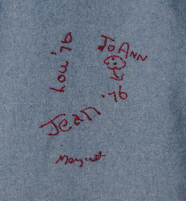 SHIPS any「【SHIPS any別注】PAYDAY:〈洗濯機可能〉メモリアル ステッチ シャンブレー シャツ」|シャツ・ブラウス|