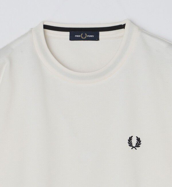 SHIPS「【SHIPS別注】FRED PERRY: COOLMAX(R) 鹿の子 ワンポイント ロゴ Tシャツ (ロンT) 24FW」|Tシャツ・カットソー|