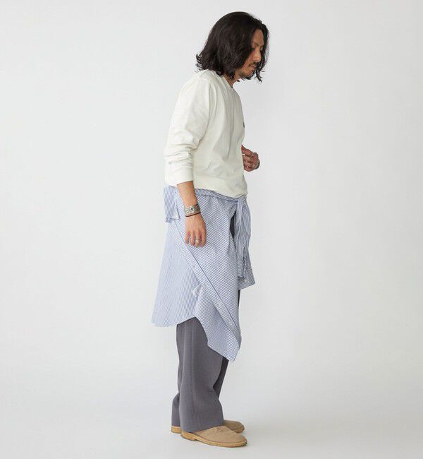 SHIPS「【SHIPS別注】FRED PERRY: COOLMAX(R) 鹿の子 ワンポイント ロゴ Tシャツ (ロンT) 24FW」|Tシャツ・カットソー|