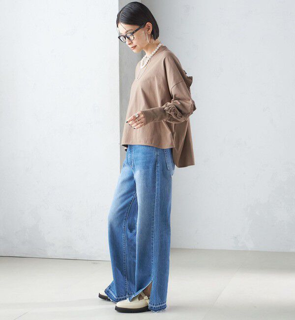 SHIPS for women「HAMON:Tストラップ シューズ（晴雨兼用）」|ローファー|