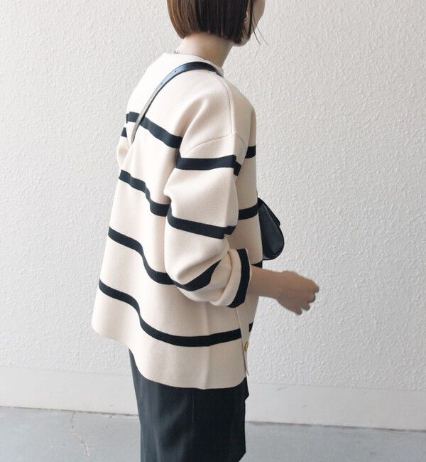 SHIPS any「SHIPS any:〈手洗い可能〉ミラノリブ スタンドカラー ニット プルオーバー」|ニット・セーター|