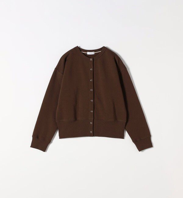 SHIPS any「【WEB限定】SHIPS any: USA コットン 裏起毛 コンパクト スナップ カーディガン」|カーディガン|