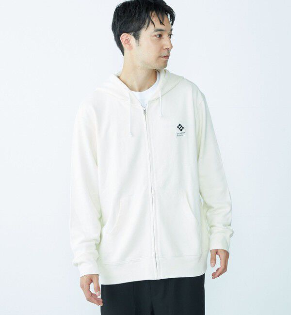 SHIPS「City Ambient Products: ロゴ エンブロイダリー ジップ パーカー」|パーカー|