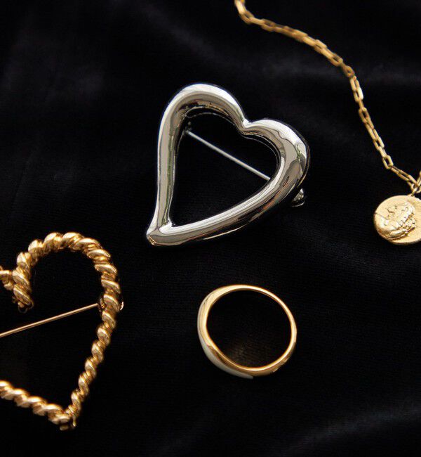 SHIPS for women「ハート モチーフ ブローチ」|ブローチ・コサージュ|