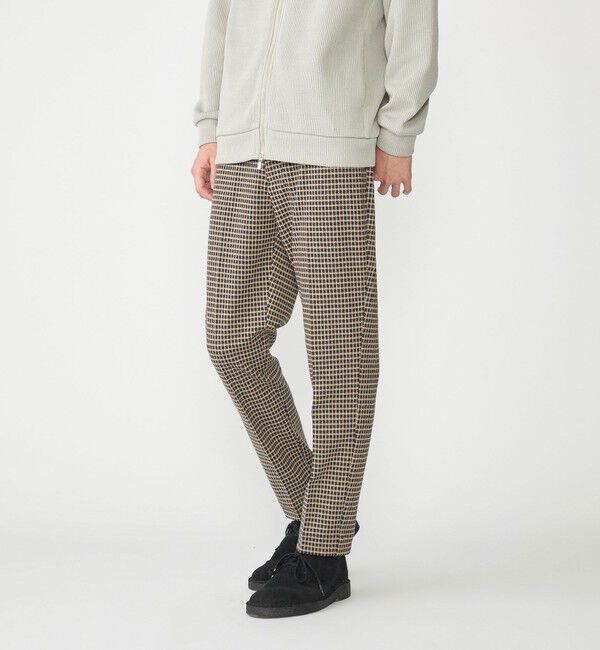 SHIPS「【WEB限定】SHIPS: ダブルジャカード パターン スラックス」|スラックス|レッド