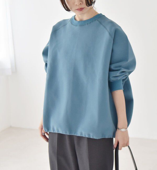 quaranciel「quaranciel:〈洗濯機可能〉ポンチ ドロスト ルーズ プルオーバー」|スウェット・ジャージ|