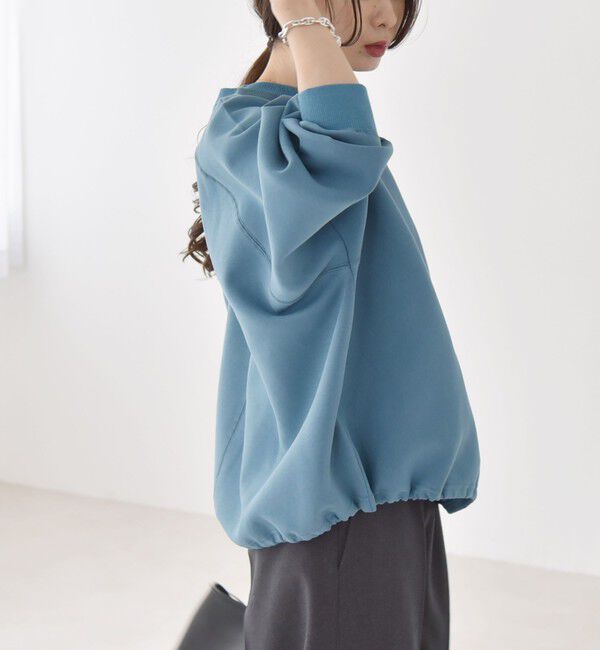 quaranciel「quaranciel:〈洗濯機可能〉ポンチ ドロスト ルーズ プルオーバー」|スウェット・ジャージ|