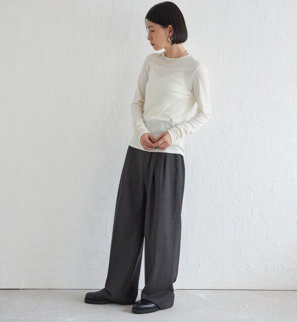 SHIPS for women「Wai＋:〈手洗い可能〉オーガニックコットン カットソー」|Tシャツ・カットソー|