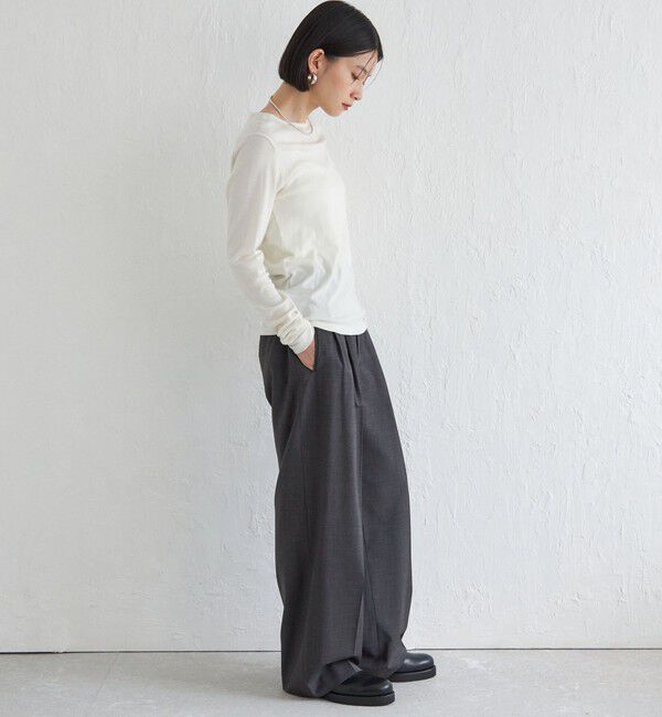 SHIPS for women「Wai＋:〈手洗い可能〉オーガニックコットン カットソー」|Tシャツ・カットソー|