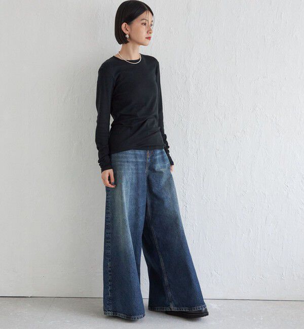 SHIPS for women「Wai＋:〈手洗い可能〉オーガニックコットン カットソー」|Tシャツ・カットソー|