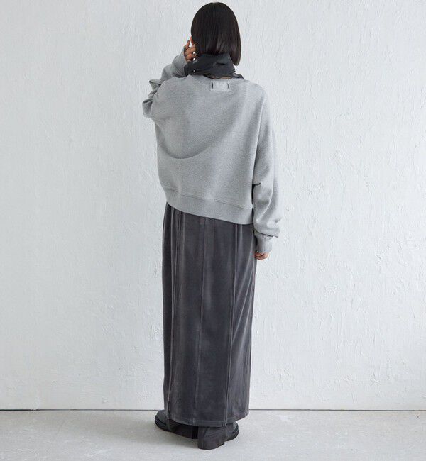 SHIPS for women「Wai＋:〈手洗い可能〉裏毛 オーガンジー スウェット」|スウェット・ジャージ|