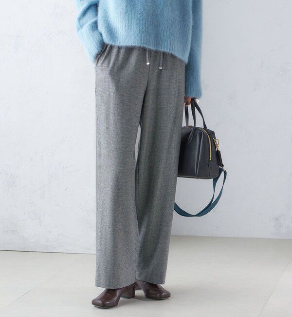 SHIPS for women「〈手洗い可能〉両面起毛 ドロスト パンツ」|その他|