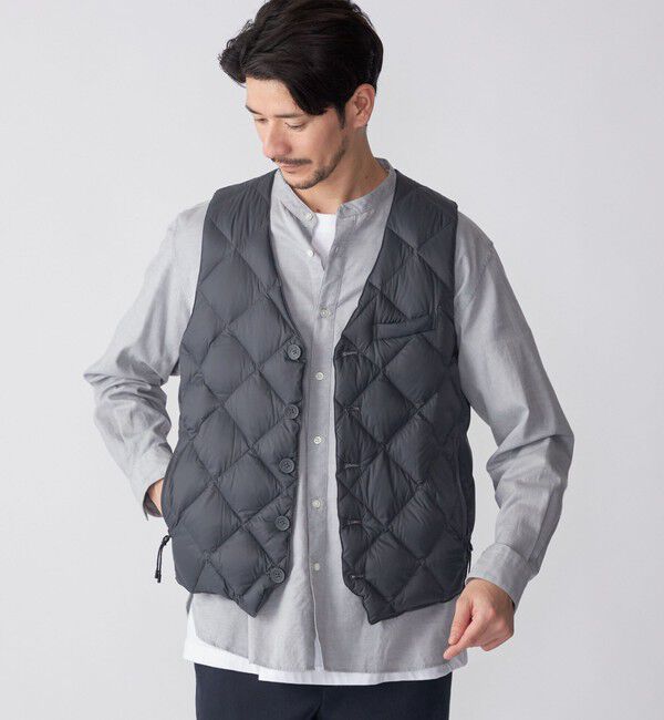 SHIPS「【SHIPS別注】TAION:〈手洗い可能〉パッカブル インナーダウン ジレ (ベスト)」|ダウンベスト・ベスト|