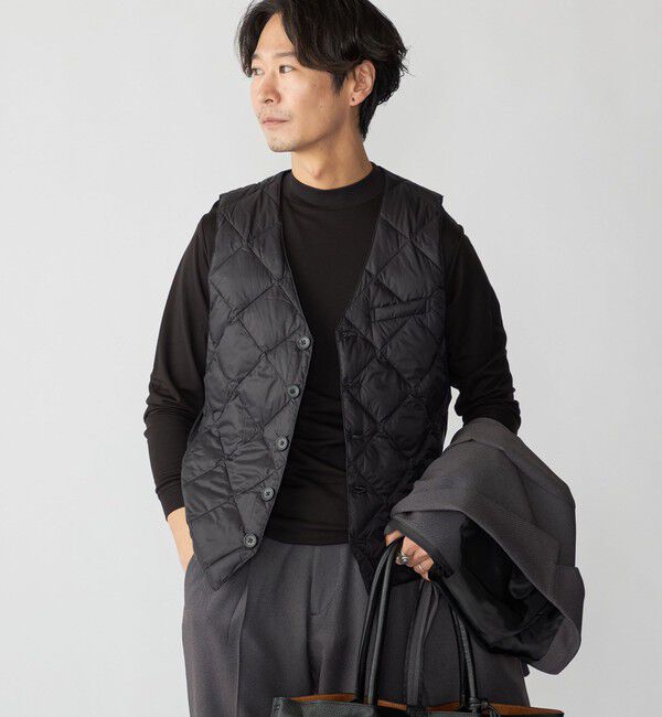 SHIPS「【SHIPS別注】TAION:〈手洗い可能〉パッカブル インナーダウン ジレ (ベスト)」|ダウンベスト・ベスト|