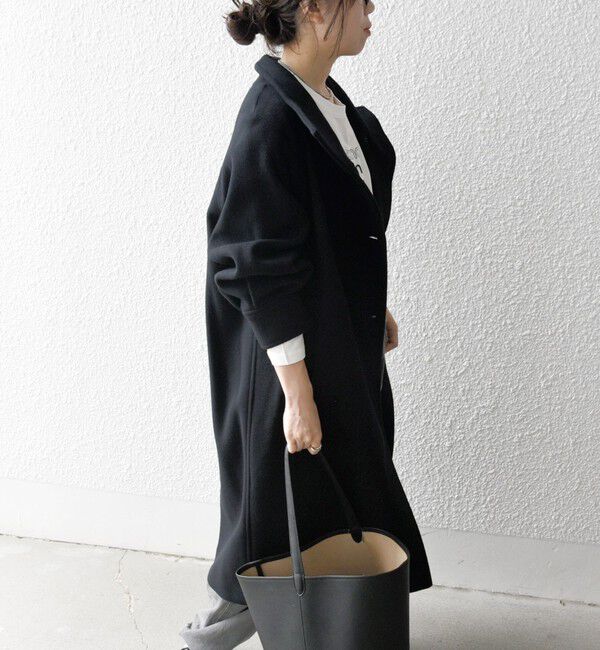 SHIPS any「SHIPS any: ノンミュールジングウール スタンドネック ロング コート」|その他|