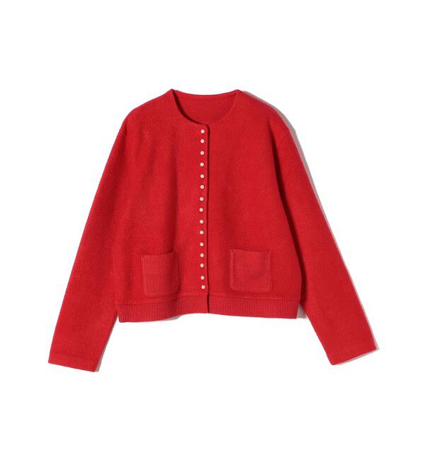 SHIPS for women「〈手洗い可能〉パール モチーフ ボタン ジャッカル カーディガン」|カーディガン|