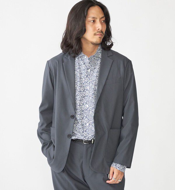 SHIPS「【WEB限定】SHIPS: カルゼ ストレッチ セットアップ (ジャケット＋イージーパンツ)」|スーツ|