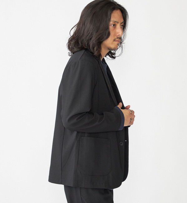 SHIPS「【WEB限定】SHIPS: カルゼ ストレッチ セットアップ (ジャケット＋イージーパンツ)」|スーツ|