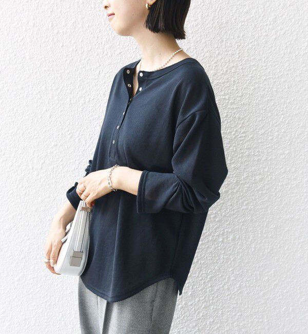 SHIPS for women「〈洗濯機可能〉シアー 裏毛 2WAY プルオーバー」|Tシャツ・カットソー|