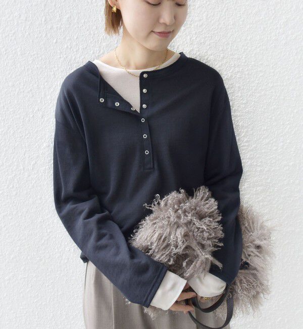 SHIPS for women「〈洗濯機可能〉シアー 裏毛 2WAY プルオーバー」|Tシャツ・カットソー|