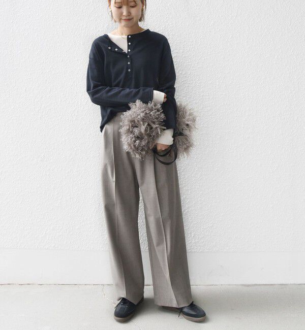 SHIPS for women「〈洗濯機可能〉シアー 裏毛 2WAY プルオーバー」|Tシャツ・カットソー|