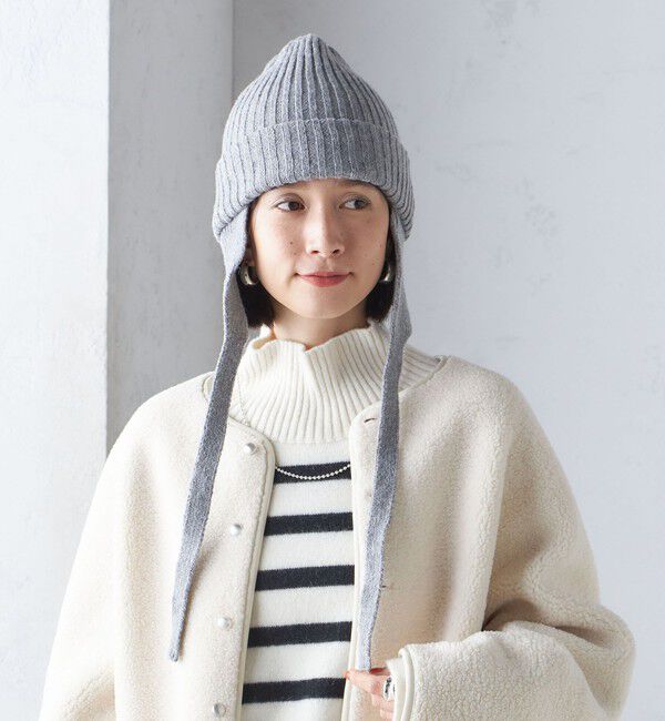 SHIPS for women「Revis.:ニット フライト キャップ」|ニット帽|